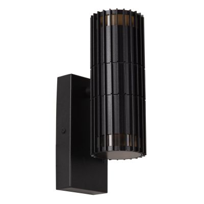 Lucide TIMBALA - Wall spotlight / Wall light Indoor/Outdoor - 2xGU10 - IP44 - Black